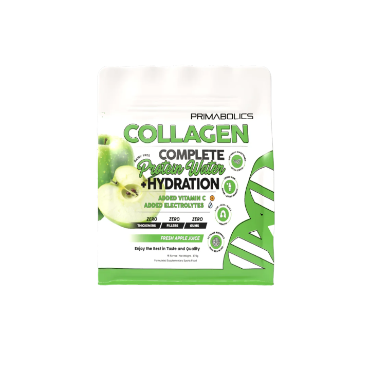 COMPLETE COLLAGEN PROTEIN WATER + HYDRATION - By Primabolics 15 Serve