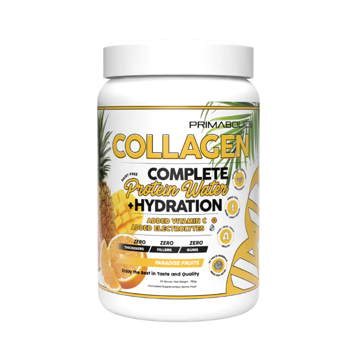 COMPLETE COLLAGEN PROTEIN WATER + HYDRATION - By Primabolics 30 Serve