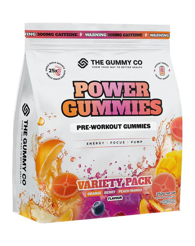 POWER GUMMIES (PRE-WORKOUT GUMMIES) BY THE GUMMY CO