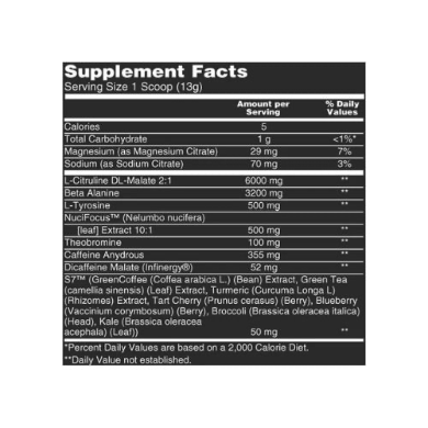 Pathogen Pre Workout by Outbreak Nutrition