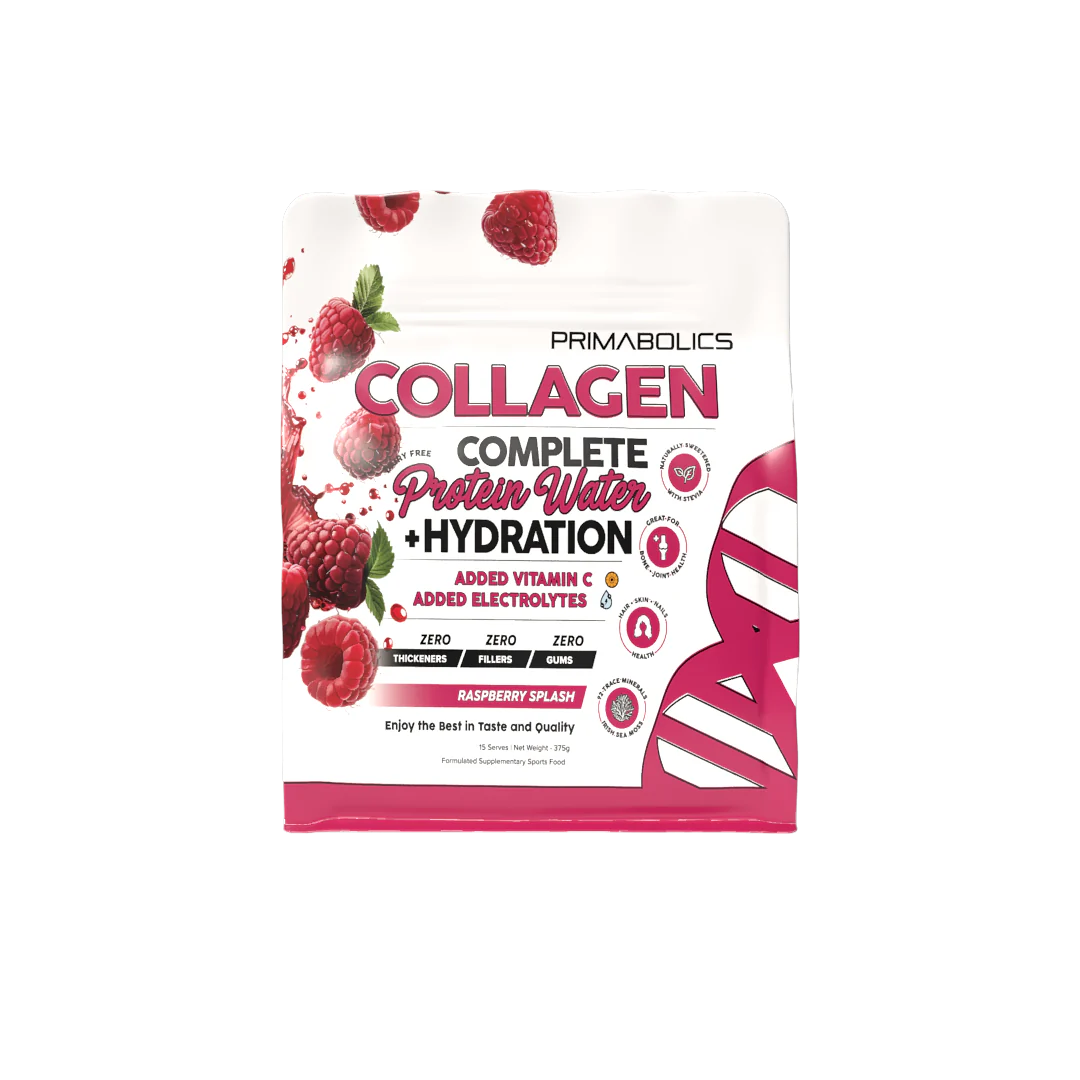 COMPLETE COLLAGEN PROTEIN WATER + HYDRATION - By Primabolics 15 Serve
