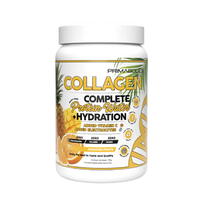 COMPLETE COLLAGEN PROTEIN WATER + HYDRATION - By Primabolics 30 Serve