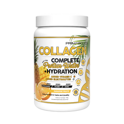 COMPLETE COLLAGEN PROTEIN WATER + HYDRATION - By Primabolics 30 Serve